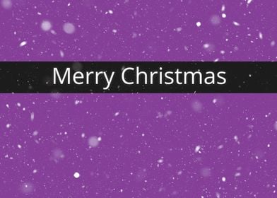 Purple Merry Christmas
