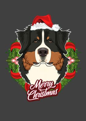 Bernese Mountain Dog Xmas