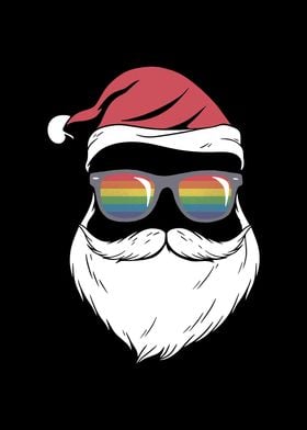 Gay Santa Glasses