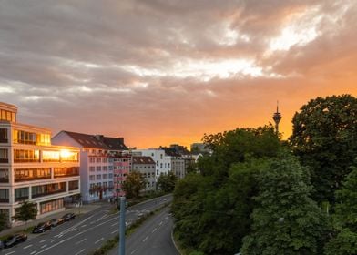 Duesseldorf Sunset