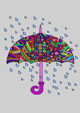 Mandala Umbrella