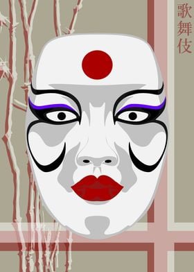 Kabuki Mask Rice Paper 21