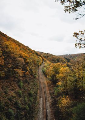 railroad from above 