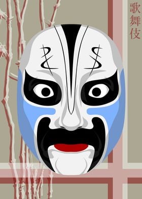 Kabuki Mask Rice Paper 6