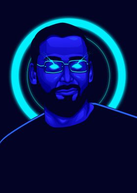 Sido Rapper Neon Art