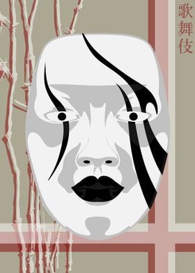 Kabuki Mask Rice Paper 33