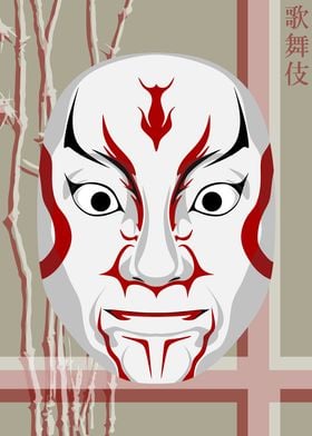 Kabuki Mask Rice Paper 2