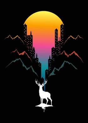 Deer City Sunset 