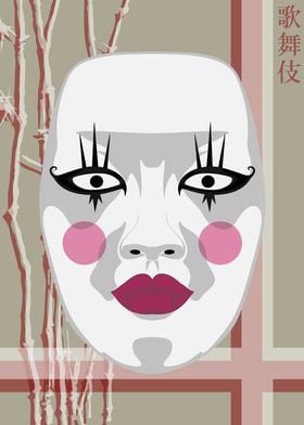 Kabuki Mask Rice Paper 24