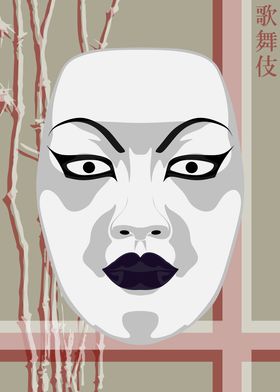 Kabuki Mask Rice Paper 28