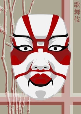 Kabuki Mask Rice Paper 37