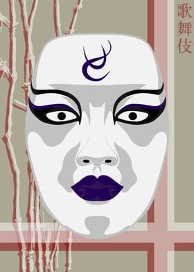 Kabuki Mask Rice Paper 22