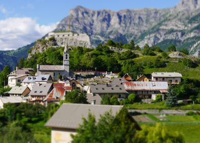 Petit village montagnard