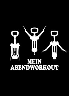 Mein Abendworkout Wein