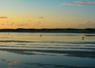 Evening mood by the sea