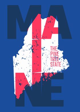 MAINE POSTER