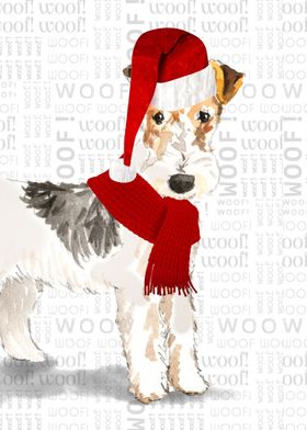 Fox Terrier Christmas