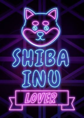 Shiba Inu Lover Neon art