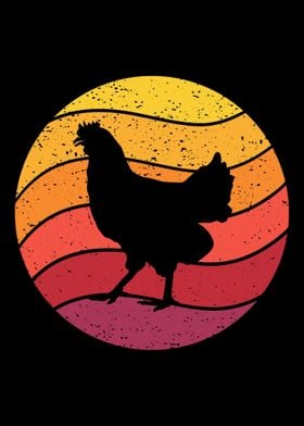 Chicken Retro Vintage