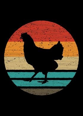 Chicken Retro Vintage