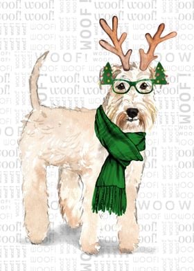 Wheaten Terrier Christmas