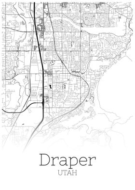 Draper Utah map