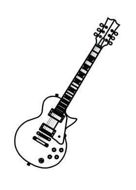 Guitar Line Drawing