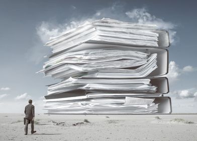 Mountain of Paperwork 
