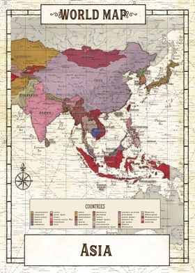 Map Of Asia