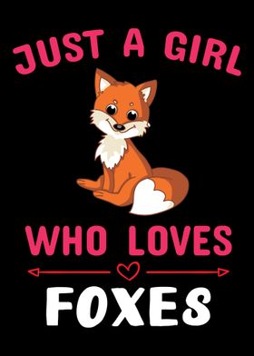 Girl love Foxes' Poster by Max Ronn |