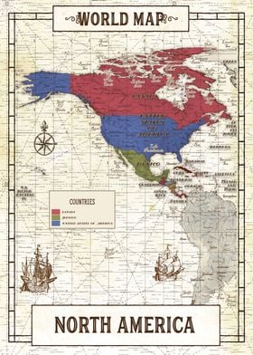 Map Of North America