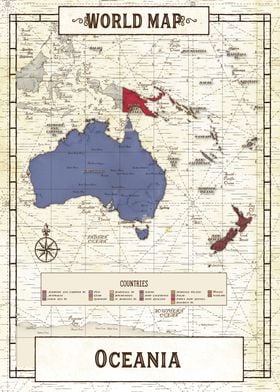 Map Of Oceania