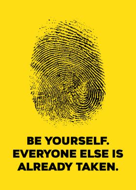 Be Yourself Fingerprint