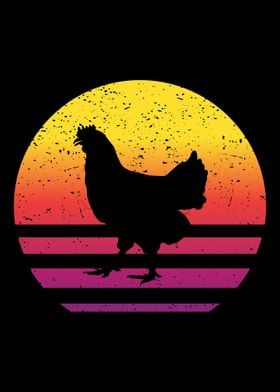 Chicken Retro Vintage