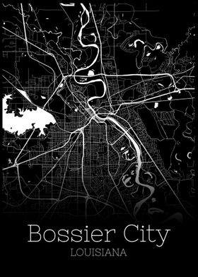 Bossier City map