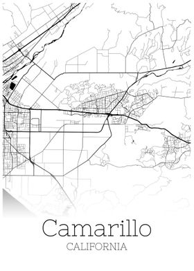 Camarillo California map