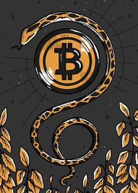 Crypto Bitcoin Wall Art