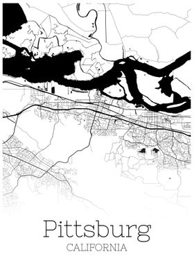 Pittsburg California map