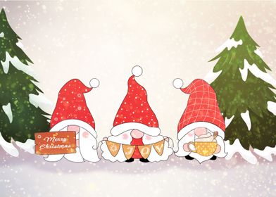 Funny Santa Gnomes