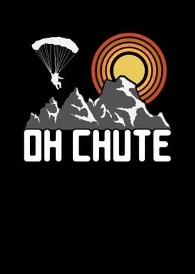 Oh Chute Retro Skydiver