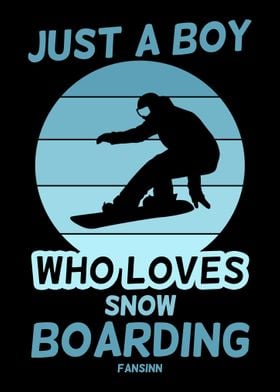 Just A Boy Who Loves Snowb