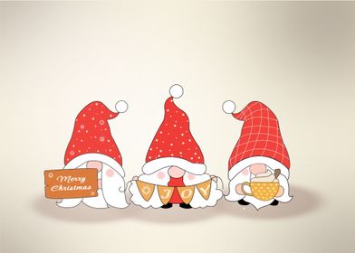 Cute Santa Gnomes