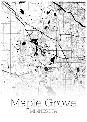 Maple Grove Minnesota map