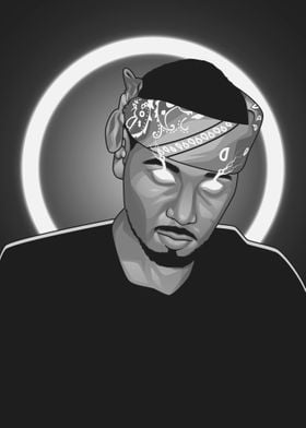 Juelz Santana Grayscale