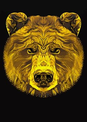 Bear Head Yellow