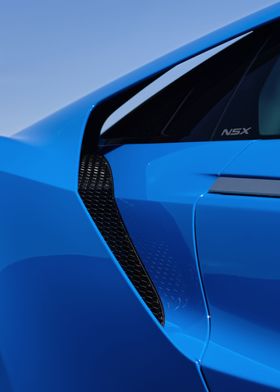 Blue Acura NSX 2021