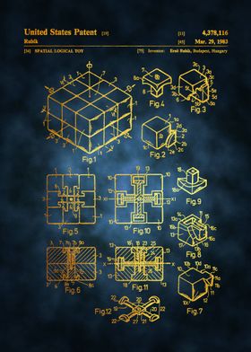 9 Rubiks Cube Patent