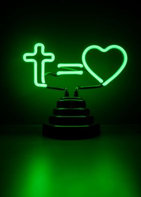 Neon Jesus Is Love