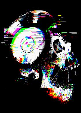 skull glitch vinyle