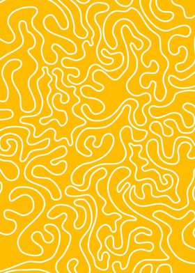 Minimal yellow abstract